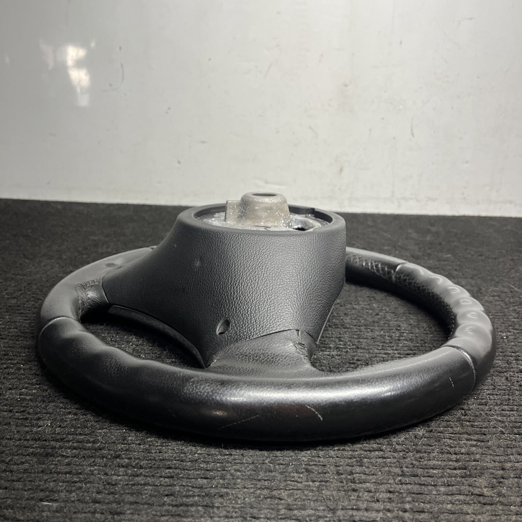 ☑️ 06-10 OEM BMW E92 E93 335 Sport Steering Wheel Black LEATHER w/ Manual