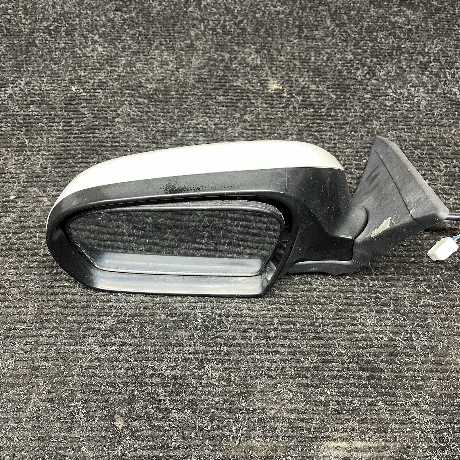 ☑️ 2008-2014 Subaru WRX STI LH Left Driver Door Mirror DGM White OEM