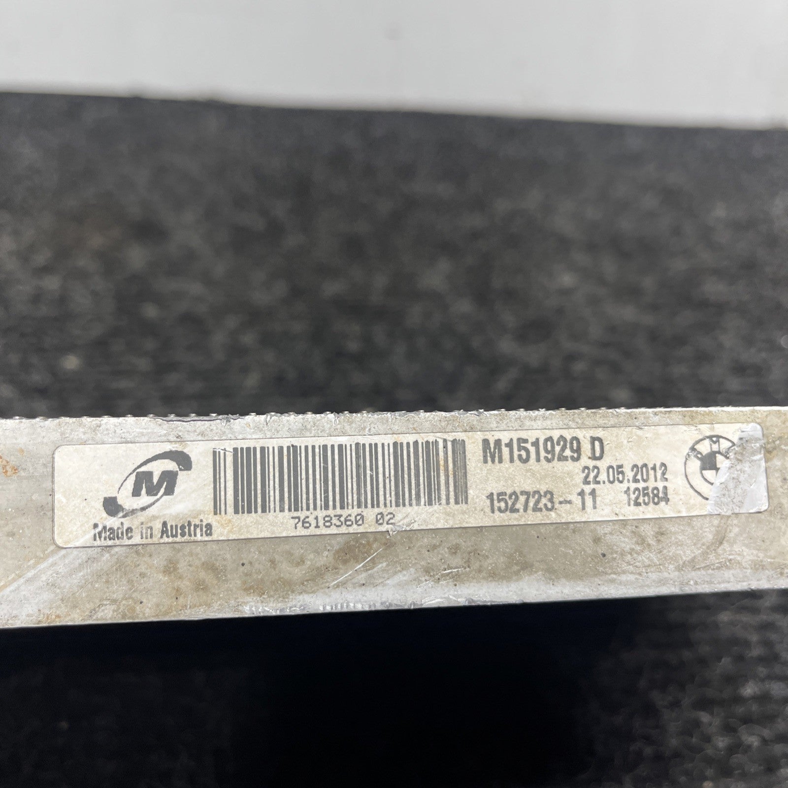 ☑️ OEM 2012-2016 BMW 335i Engine Oil Cooler RADIATOR 17217618360