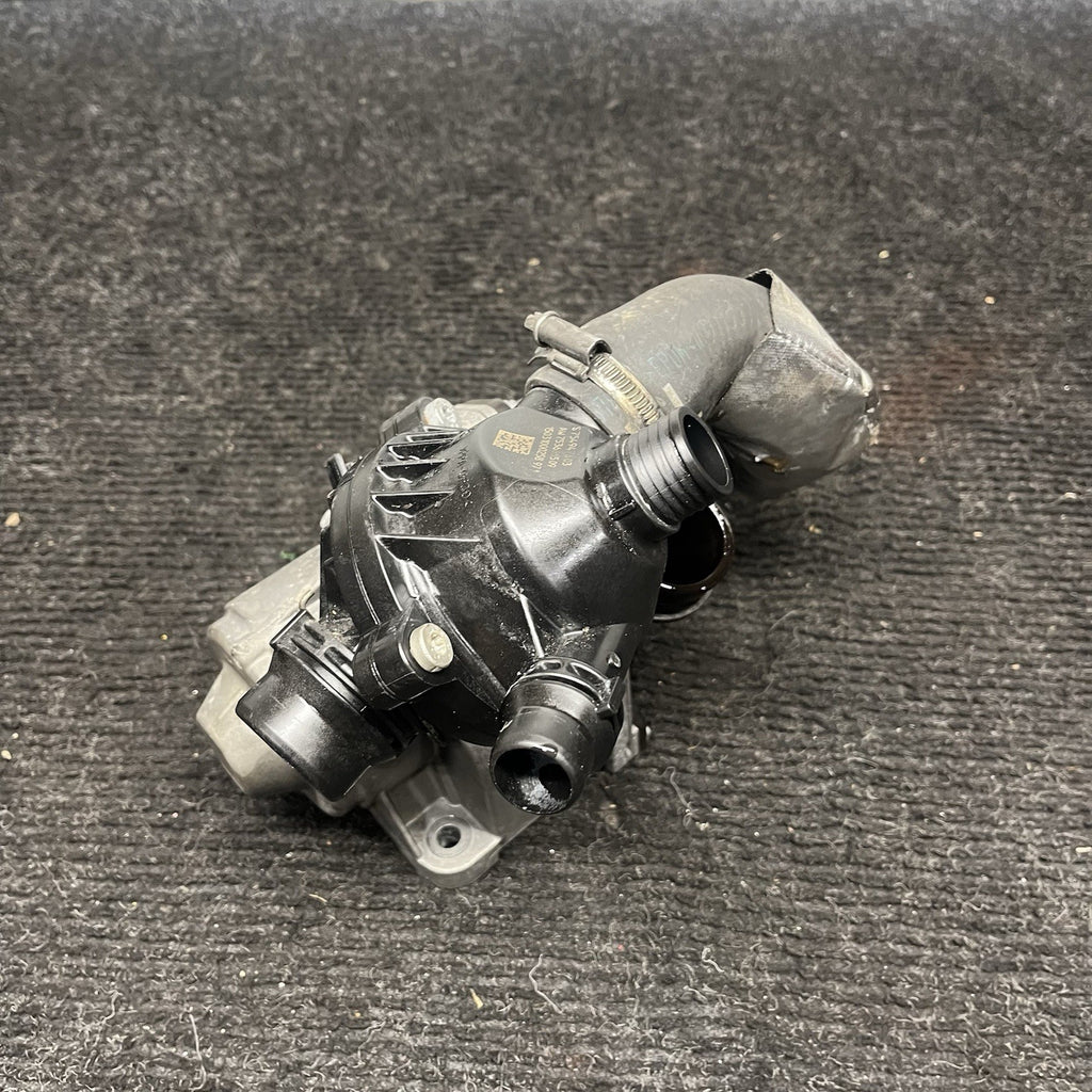 ☑️OEM BMW E82 E90 E92 F10 F13 N54 N55 Electric Water Pump W/ Thermostat 79K Mile