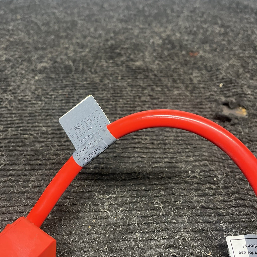 ☑️ 06-13 OEM BMW E82 E90 E92 E88 Battery Plus Pole Terminal Positive Red Cable