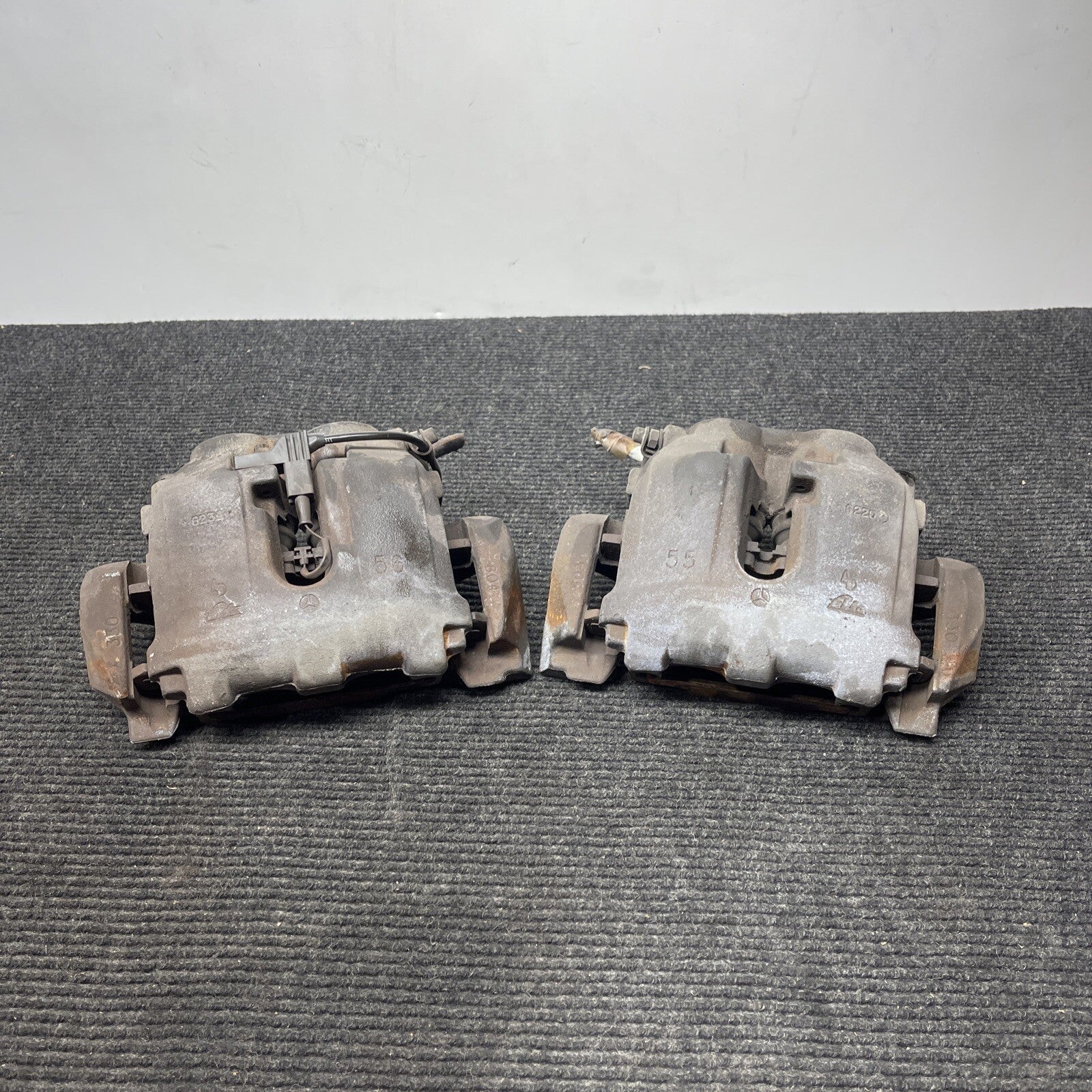 07-10 MERCEDES ML 350 W164 FRONT RIGHT LEFT BRAKE CALIPER ASSEMBLY 65652401 120K