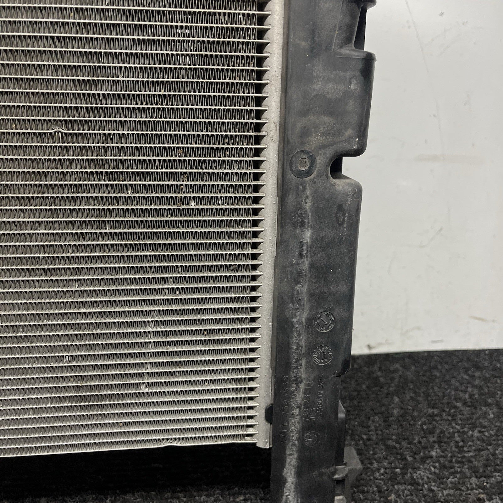 ☑️ 11-18 BMW X3 X4 F25 3.0L N55 Radiator Condenser Cooling Assembly