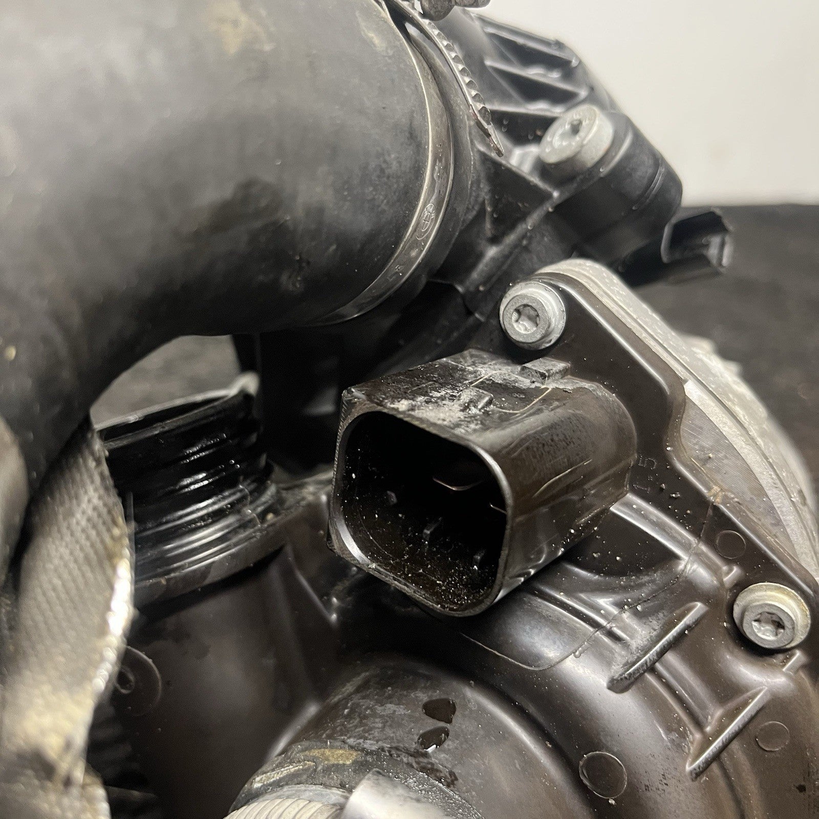 ☑️OEM BMW E82 E90 E92 F10 F13 N54 N55 Electric Water Pump W/ Thermostat 79K Mile