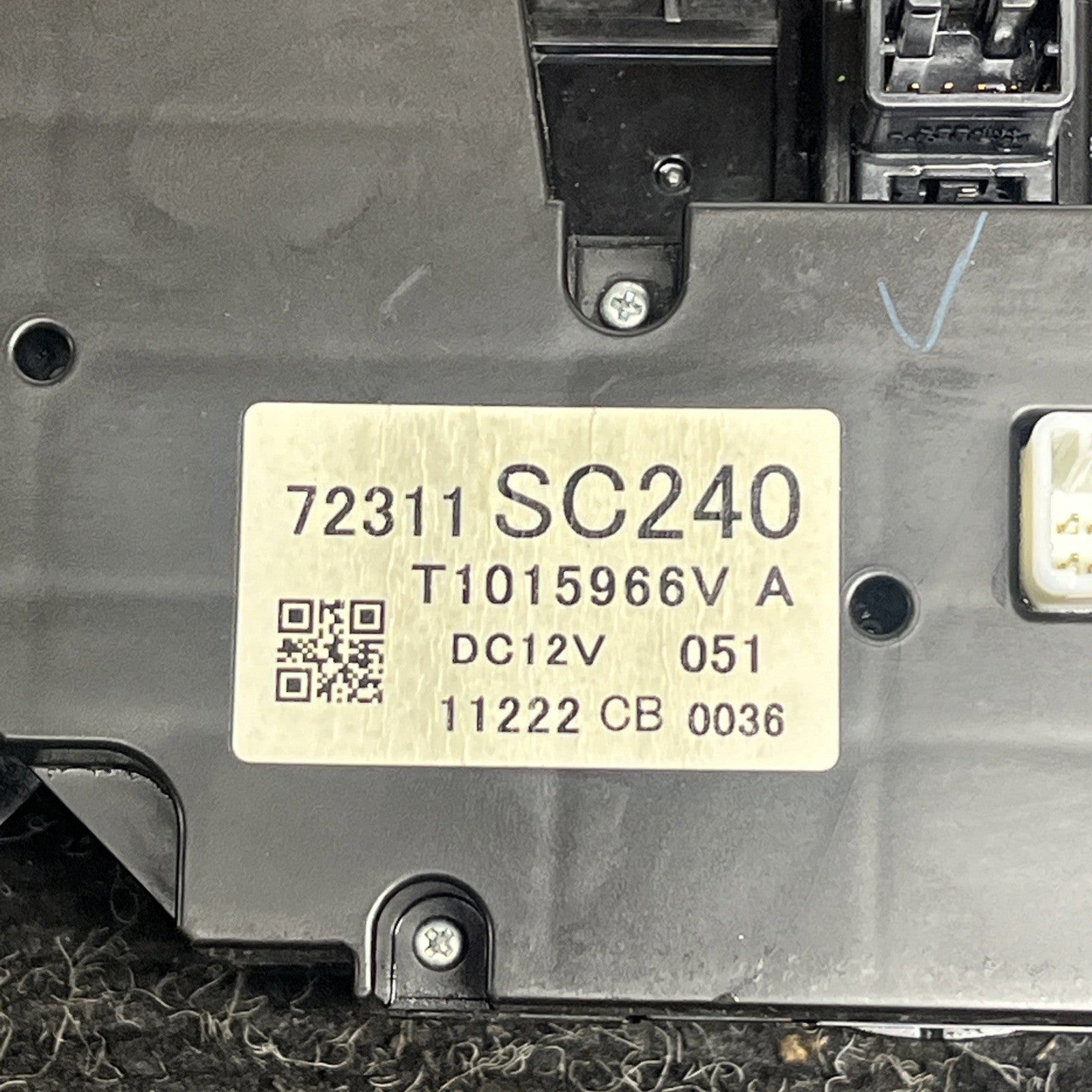 ☑️ Temperature AC Control Manual T1015966V-B OEM 08 14 Subaru Impreza WRX