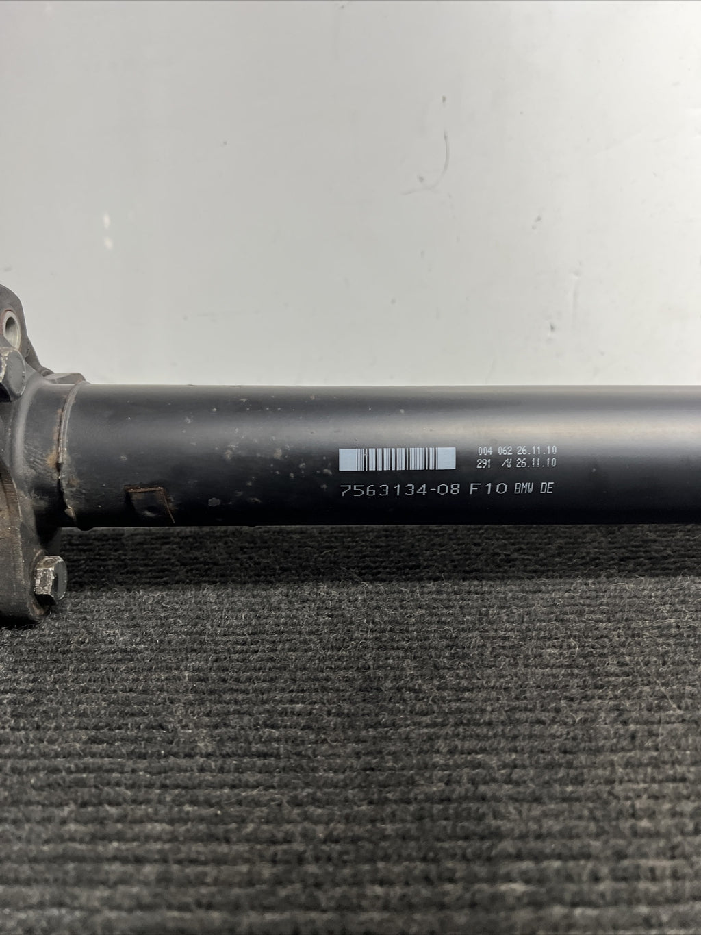 ☑️ 11-13 BMW F10 535i DRIVESHAFT MANUAL RWD N55 Miles DRIVE SHAFT 7563134