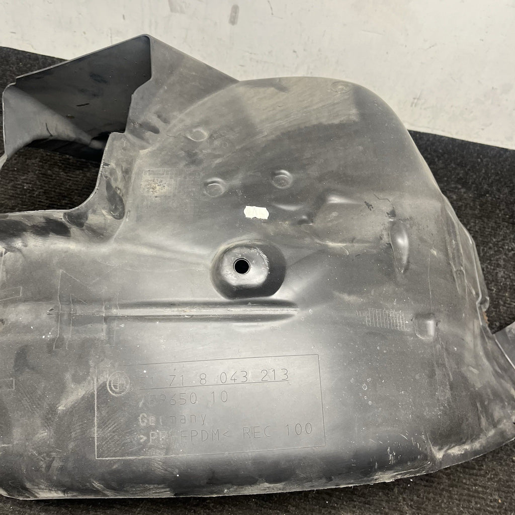 ☑️ 08-13 OEM BMW E92 E93 M3 Front Driver Fender Liner Wheel Splash Shield Guard