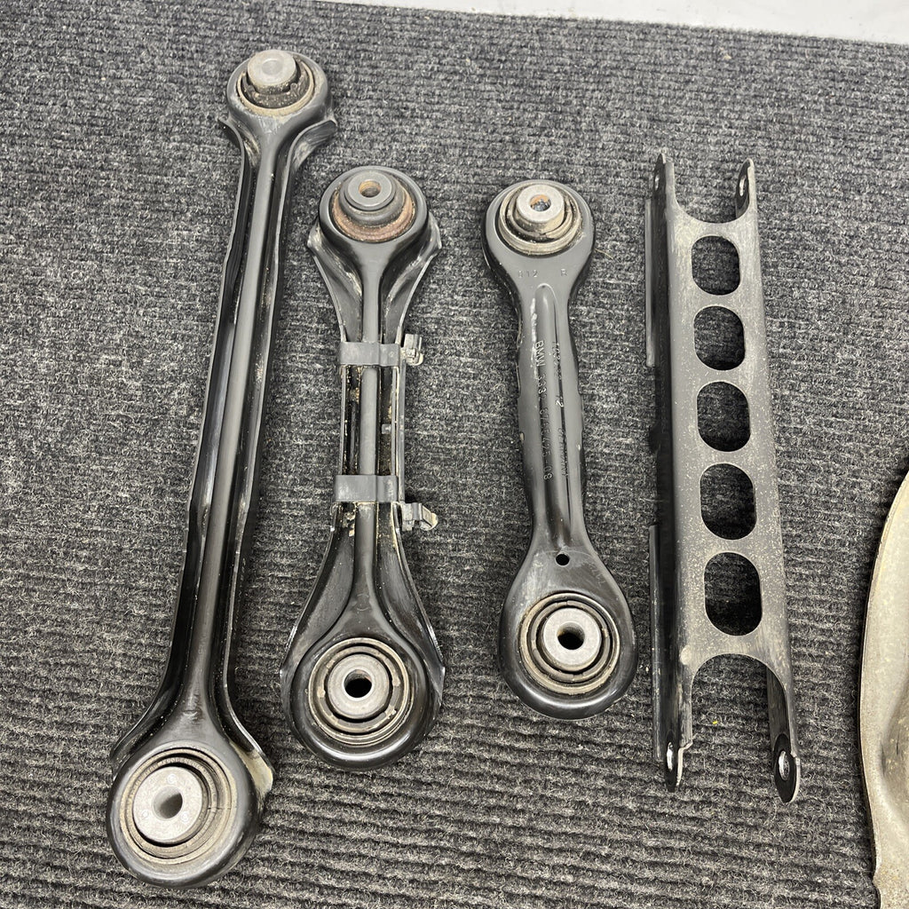 ☑️ OEM BMW E82 E90 E92 Rear Left Lower Upper Suspension Control Arm Wishbone SET