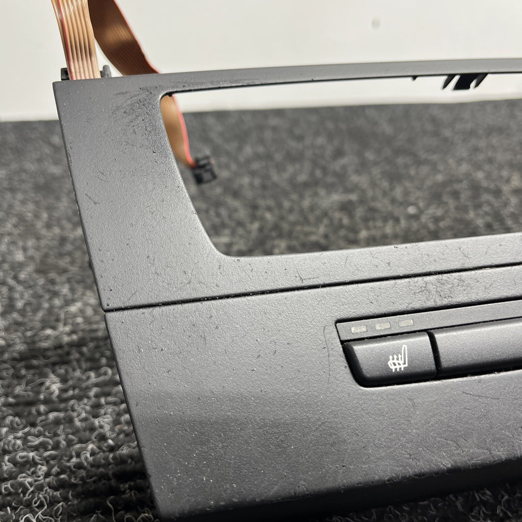 ☑️ 06-13 BMW E92 E93 3 Series Front Dashboard Heated Switch Trim Cover Black OEM