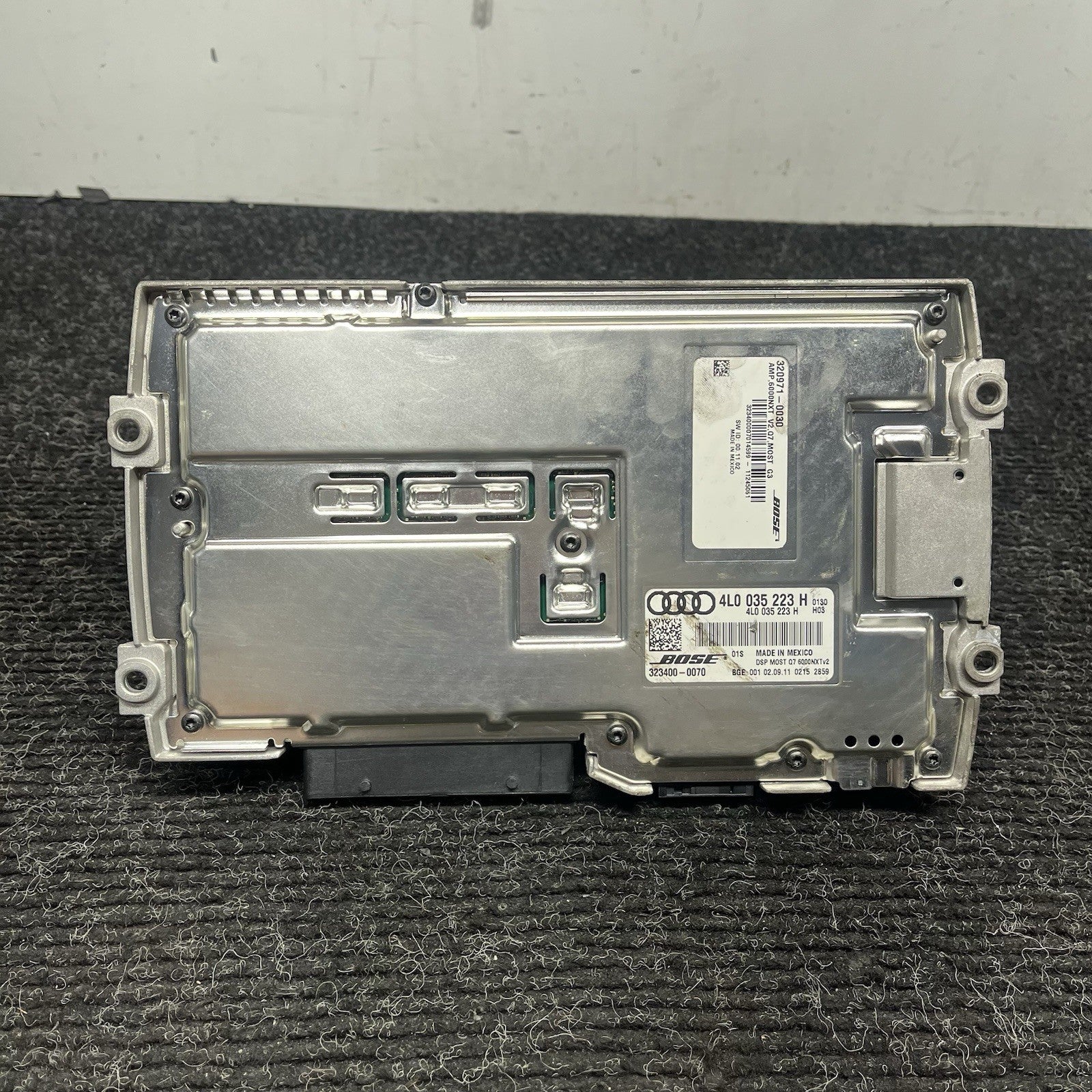 ☑️ OEM 2012 - 2015 AUDI Q7 BOSE AMPLIFIER AMP RADIO STEREO 4L0 035 223 H (MK)