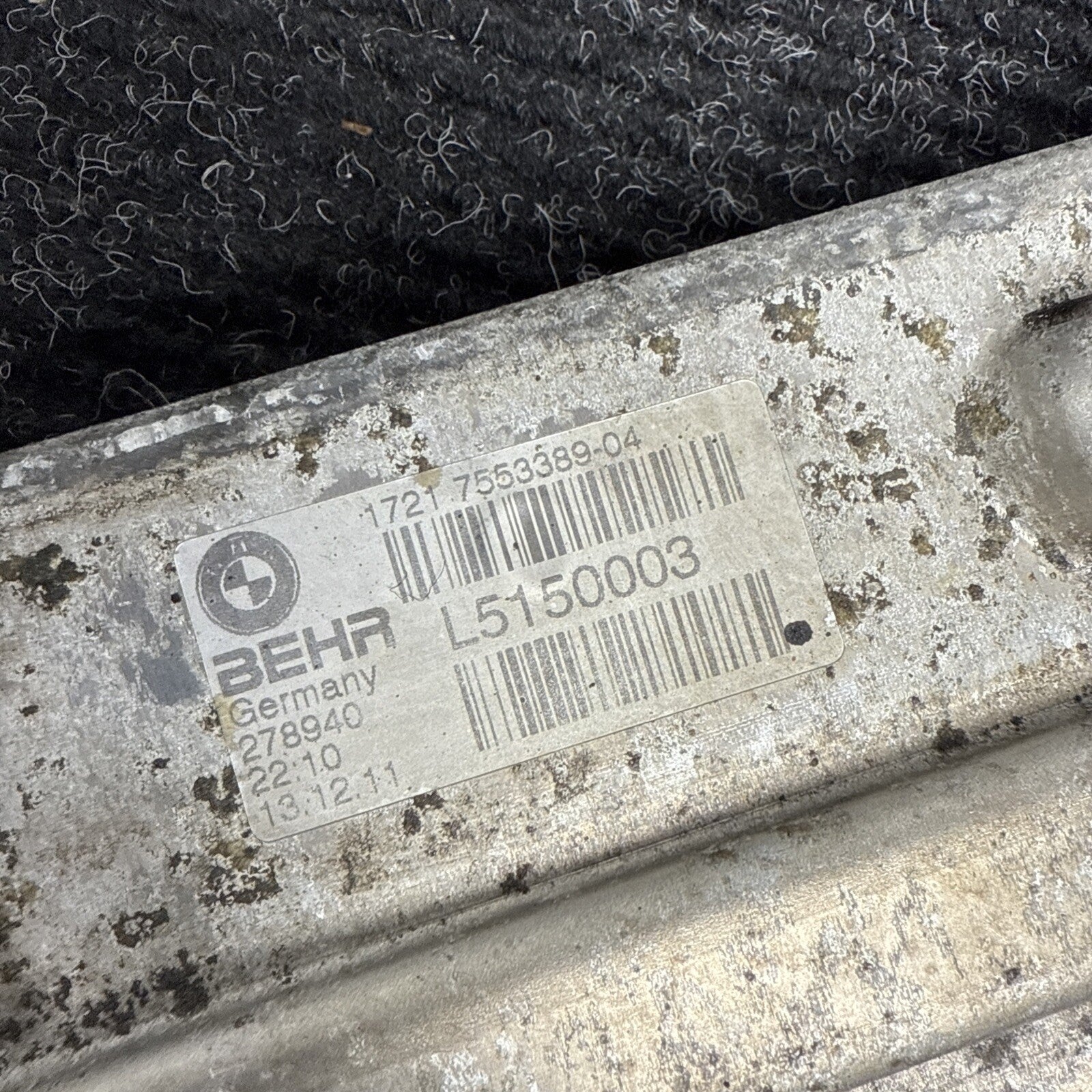 ☑️ BMW E70 E71 X5 X6 Auto Transmission Oil Cooler Heat Exchanger Unit OEM