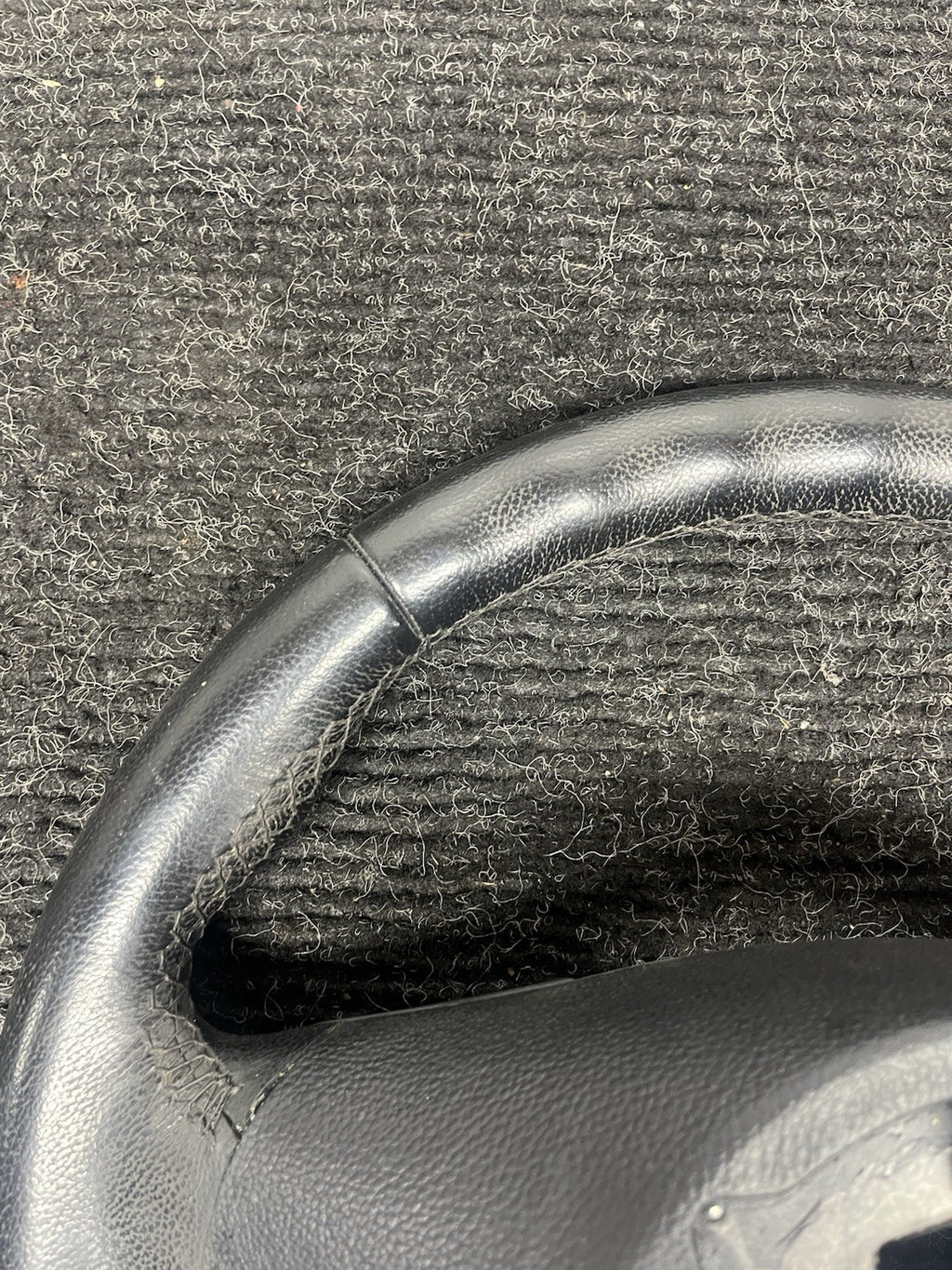 ☑️ 06-10 OEM BMW E92 E93 335 Sport Steering Wheel Black LEATHER Manual