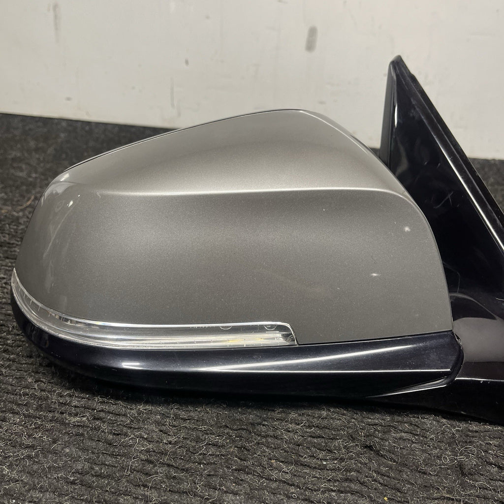 ☑️ 14-20 OEM BMW F22 F23 F87 M240 Passenger Side Mirror Heated Auto Dim Gray