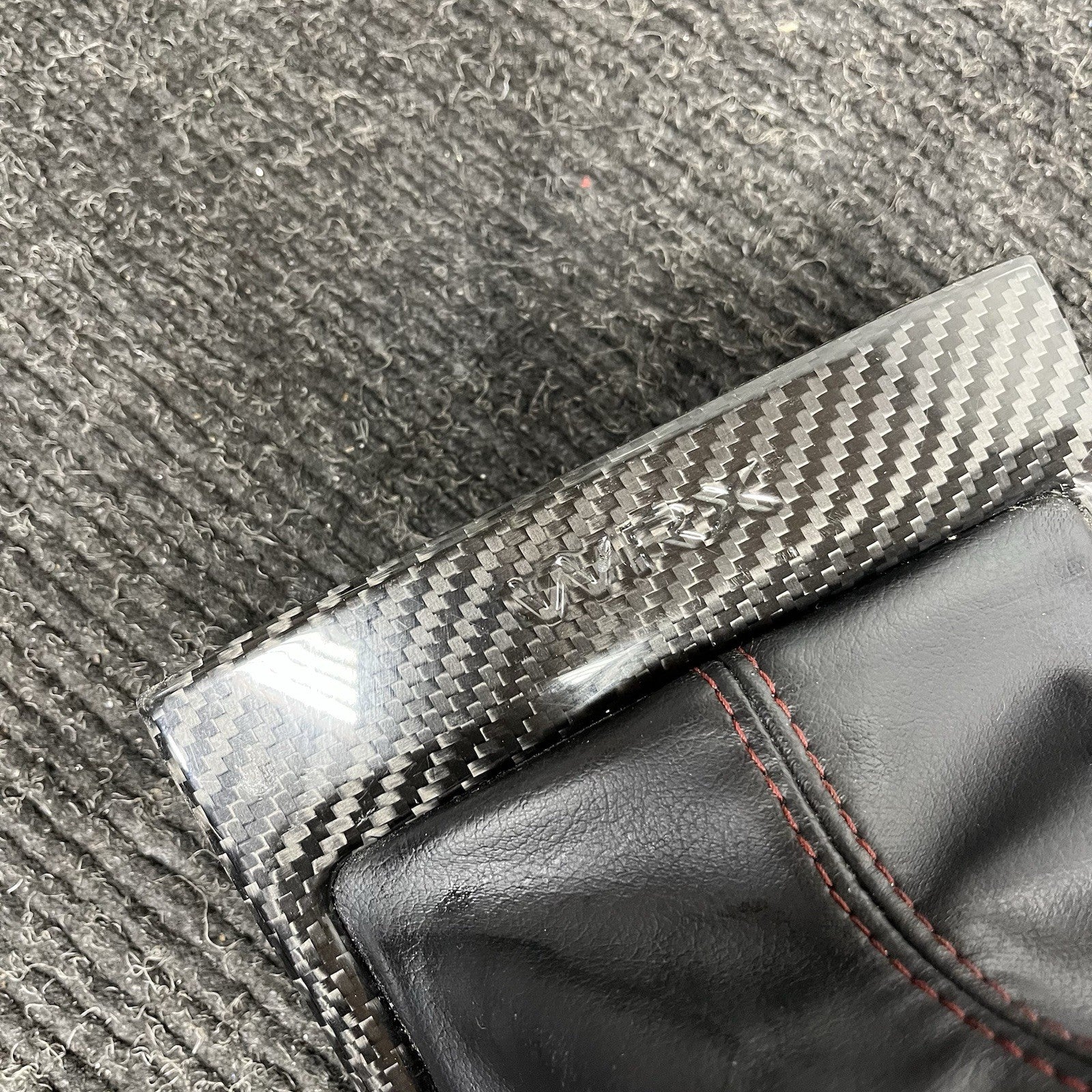 ☑️ OLM Dry Carbon Fiber MT Shifter Trim Cover - 2015 WRX MT