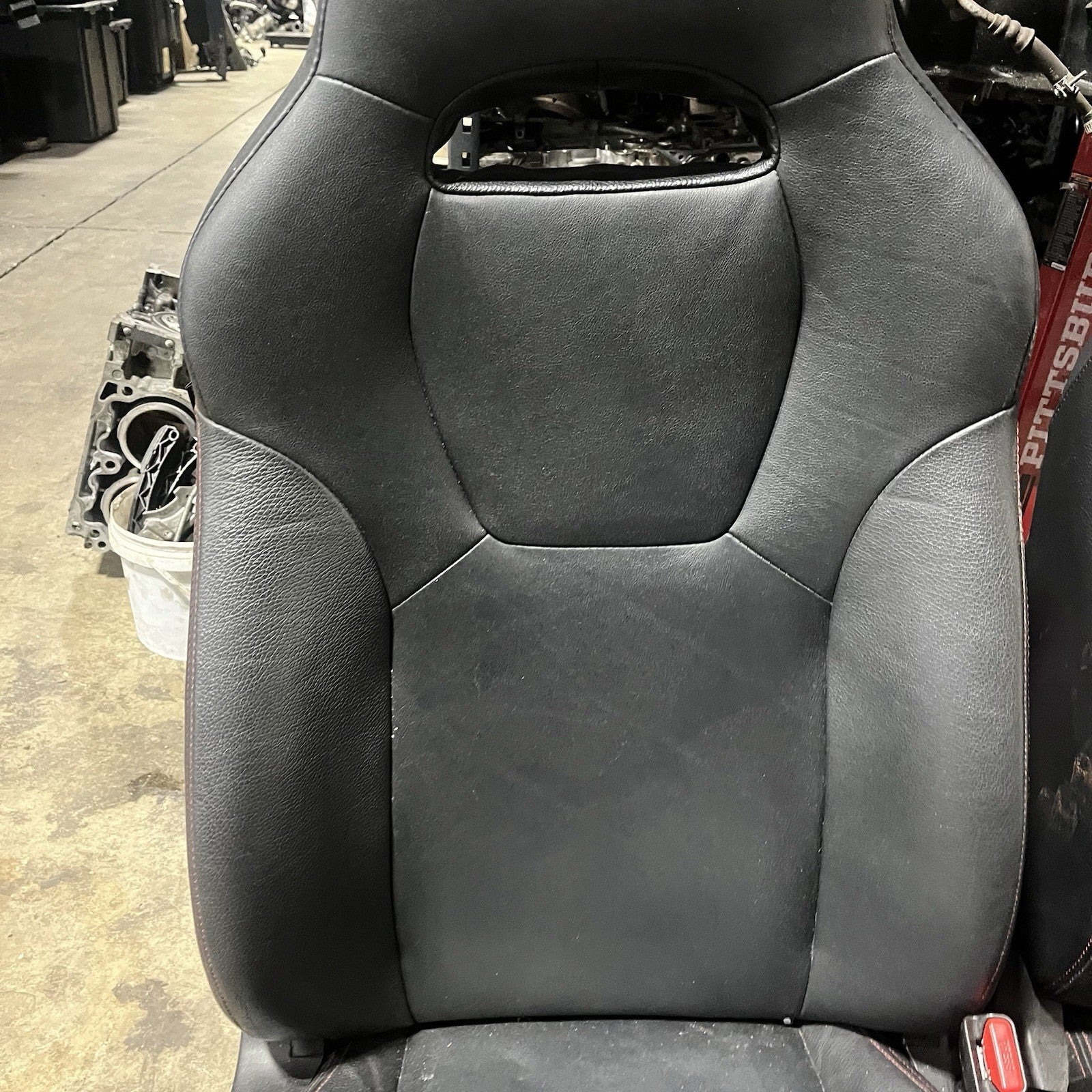 ☑️ 2008-14 SUBARU WRX STI LIMITED OEM FRONT LEATHER SEAT PAIR LEFT RIGHT FACTORY