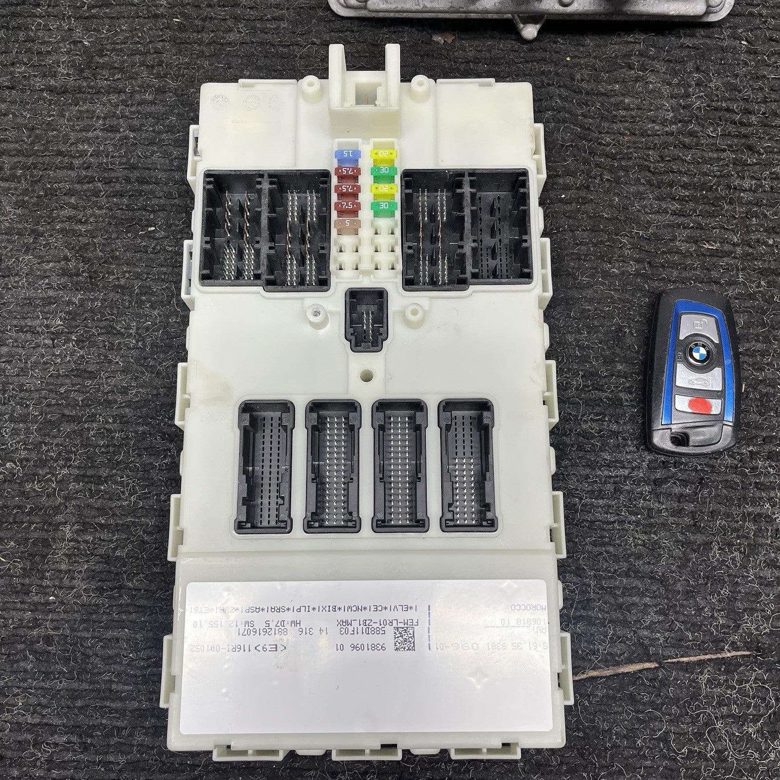 ☑️ BMW F22 F30 F32 M235i 335i 435i N55 Engine ECU DME FEM Ignition Key SET OEM