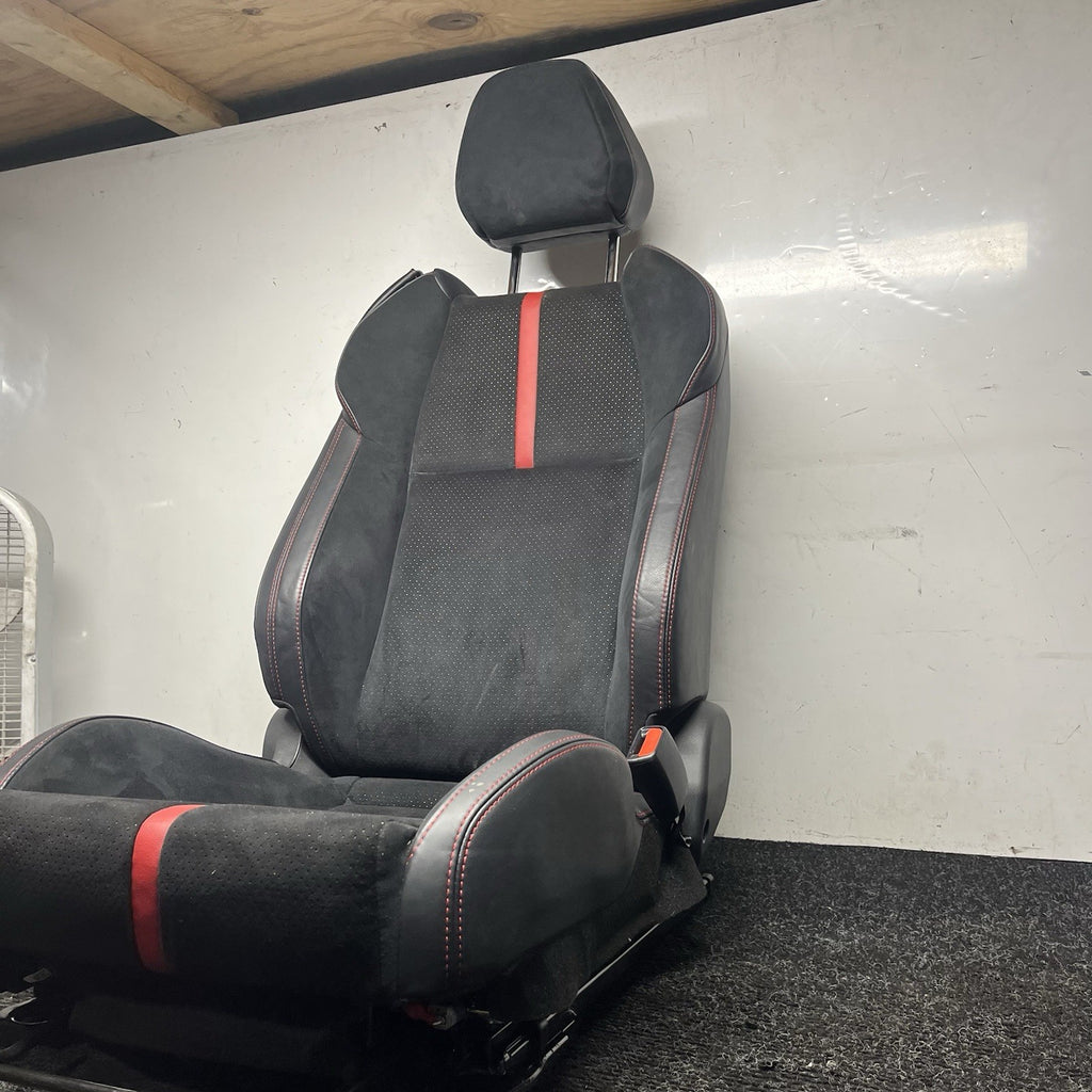 ☑️ 2022-2025 Subaru Brz Front Right Passenger Seat 64150CC060VL BLACK RED SUEDE