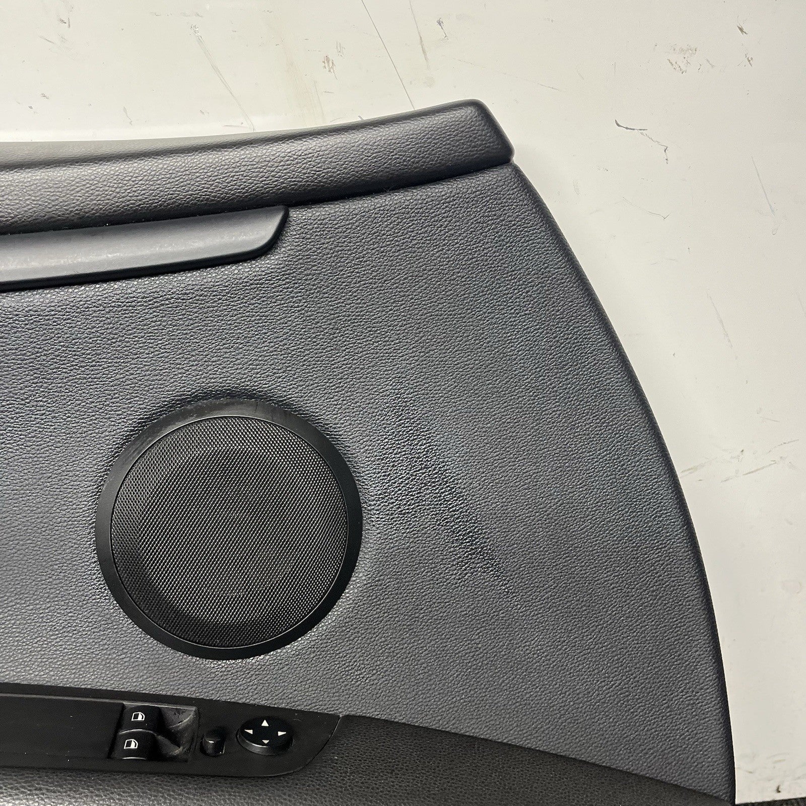 ☑️ 07-13 OEM BMW E93 E92 Front Left Driver Door Card Panels Black Dakota LEATHER