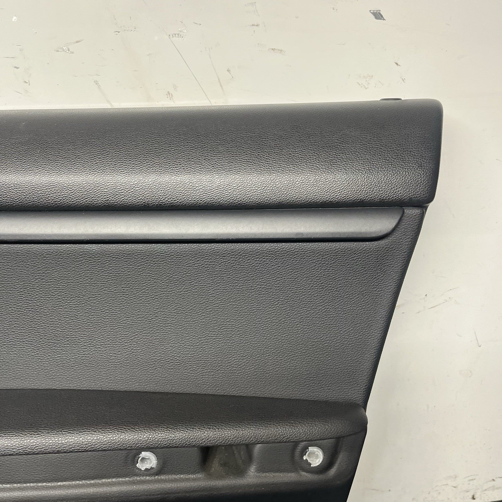 ☑️ 07-13 OEM BMW E93 E92 Front Passenger Door Card Panels Black Dakota LEATHER