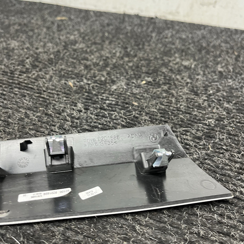 ☑️ 2011-2017 BMW X3 F25 Interior Passenger Dash Silver Trim Cover 9201686 OEM