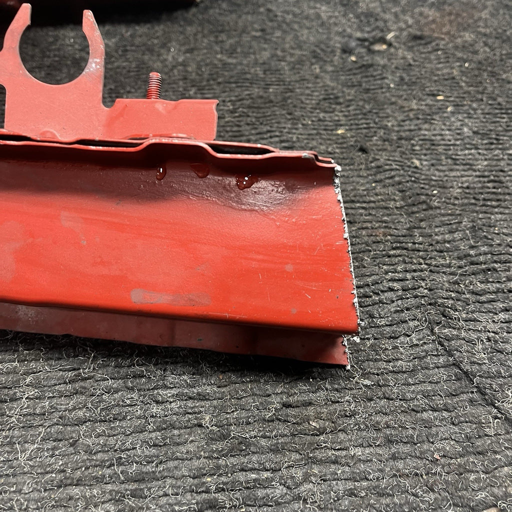 ☑️ 12-18 BMW F30 320i 328i 335i FRONT LEFT DRIVER SIDE FRAME RAIL CUT RED OEM