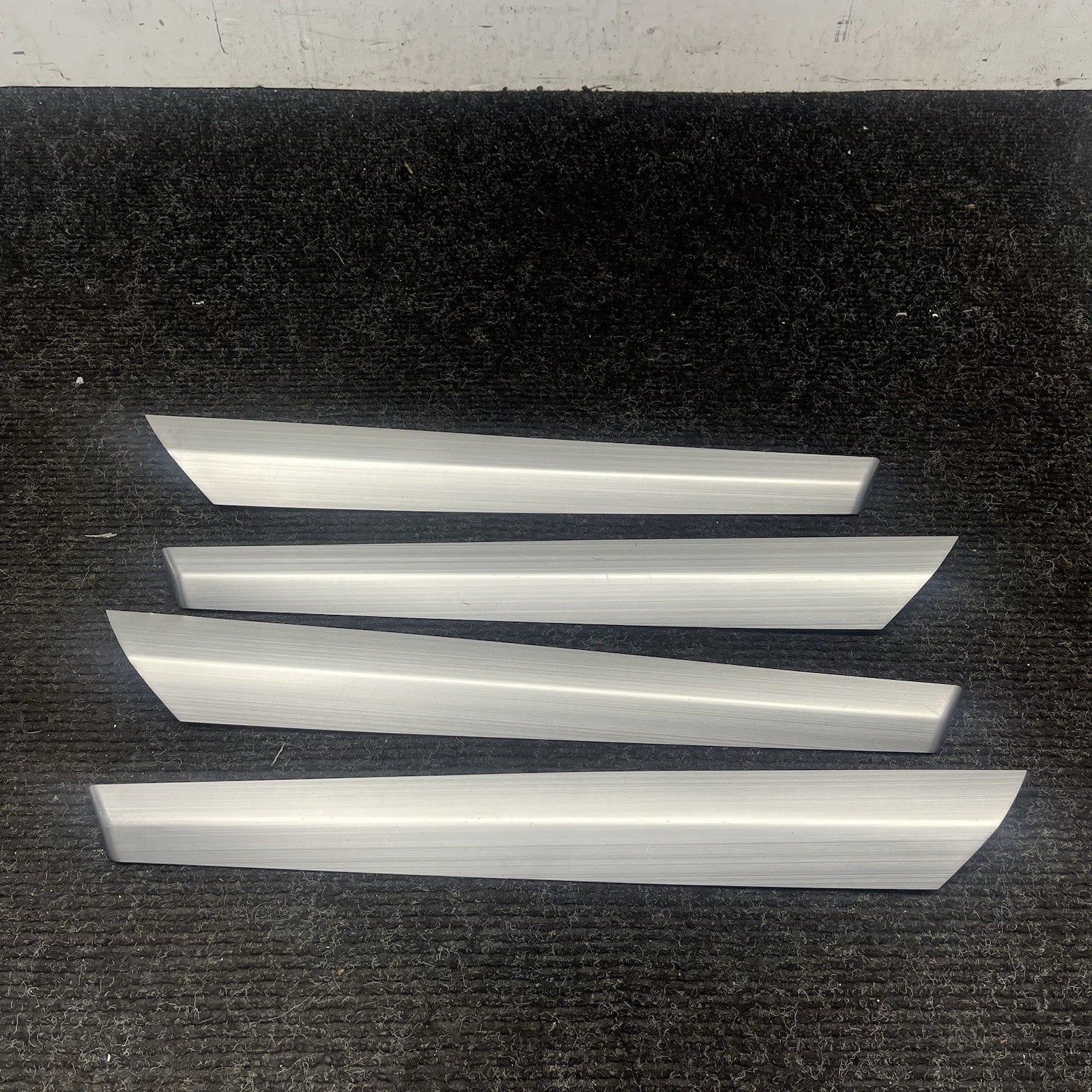 ☑️ 2011-2014 BMW F25 X3 F26 X4 Factory Brushed Aluminum Door Trim Set of 4 OEM