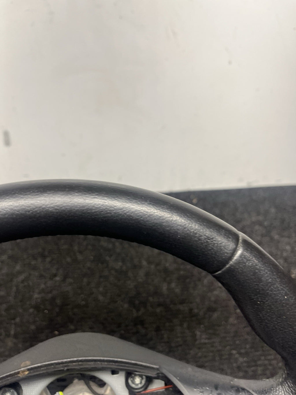 ☑️ 06-10 OEM BMW E92 E93 335 Sport Steering Wheel Black LEATHER Manual
