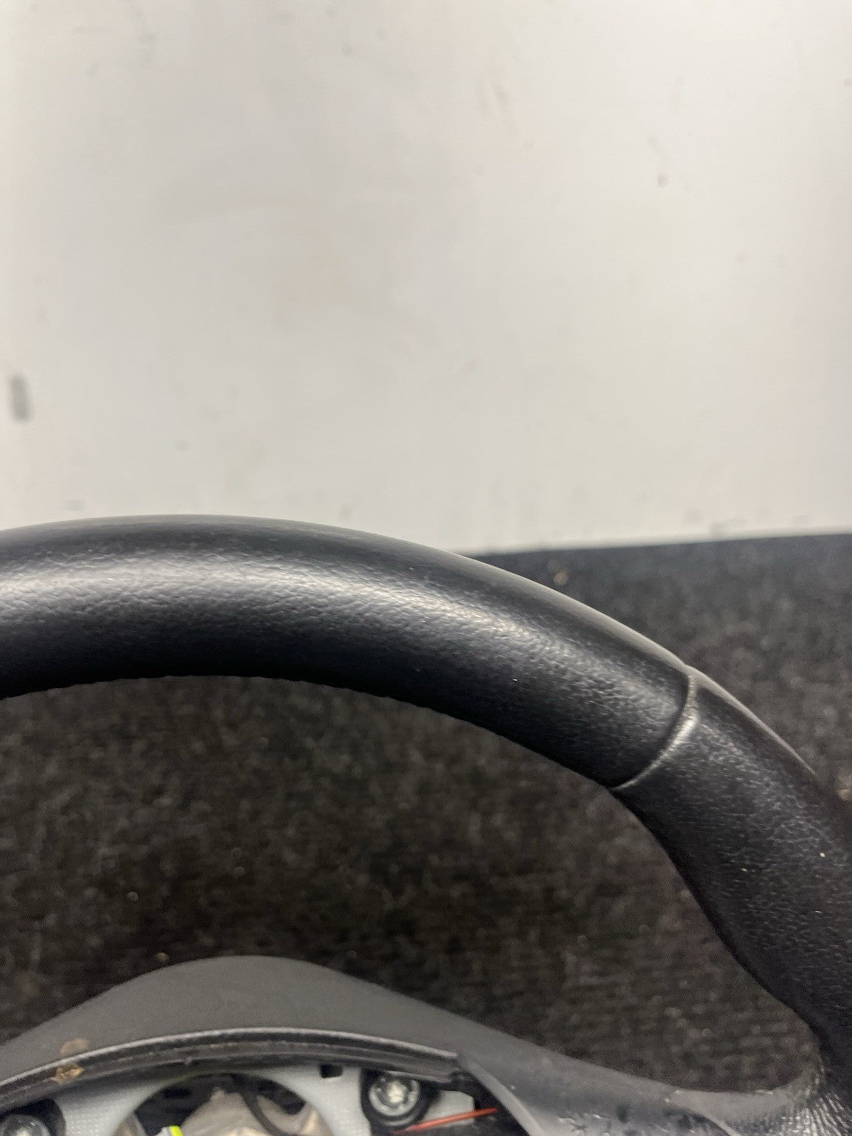 ☑️ 06-10 OEM BMW E92 E93 335 Sport Steering Wheel Black LEATHER Manual