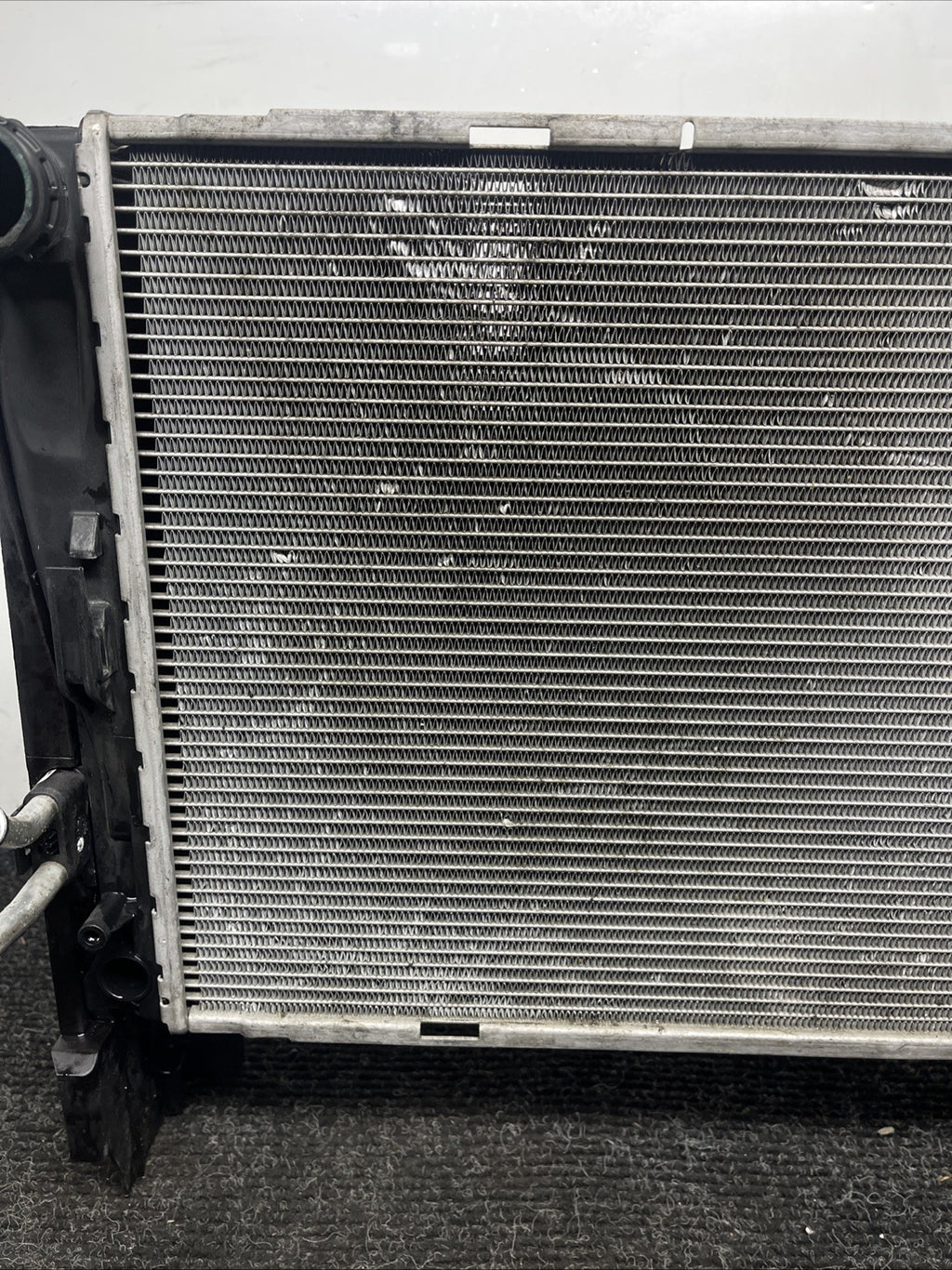 ☑️ 07-13 BMW E92 N54 335i RADIATOR A/T TRANSMISSION OIL COOLER W CONDENSER OEM