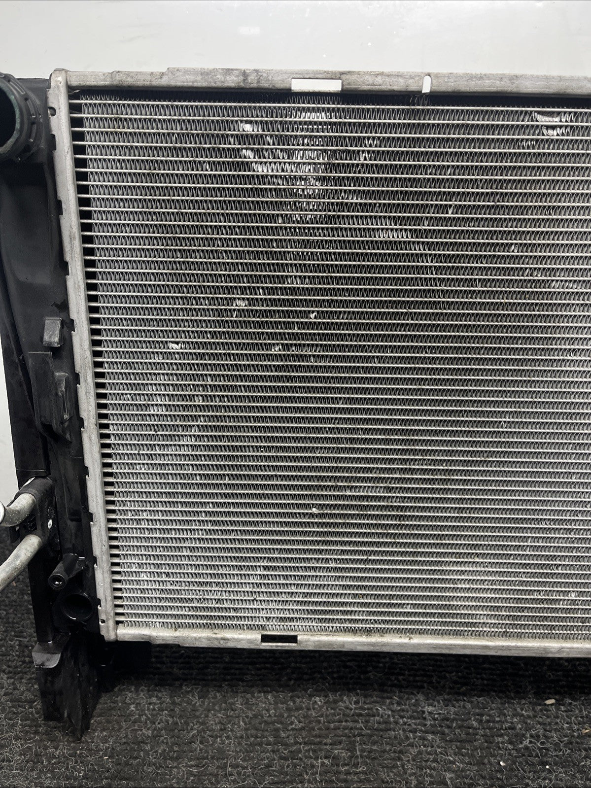 ☑️ 07-13 BMW E92 N54 335i RADIATOR A/T TRANSMISSION OIL COOLER W CONDENSER OEM