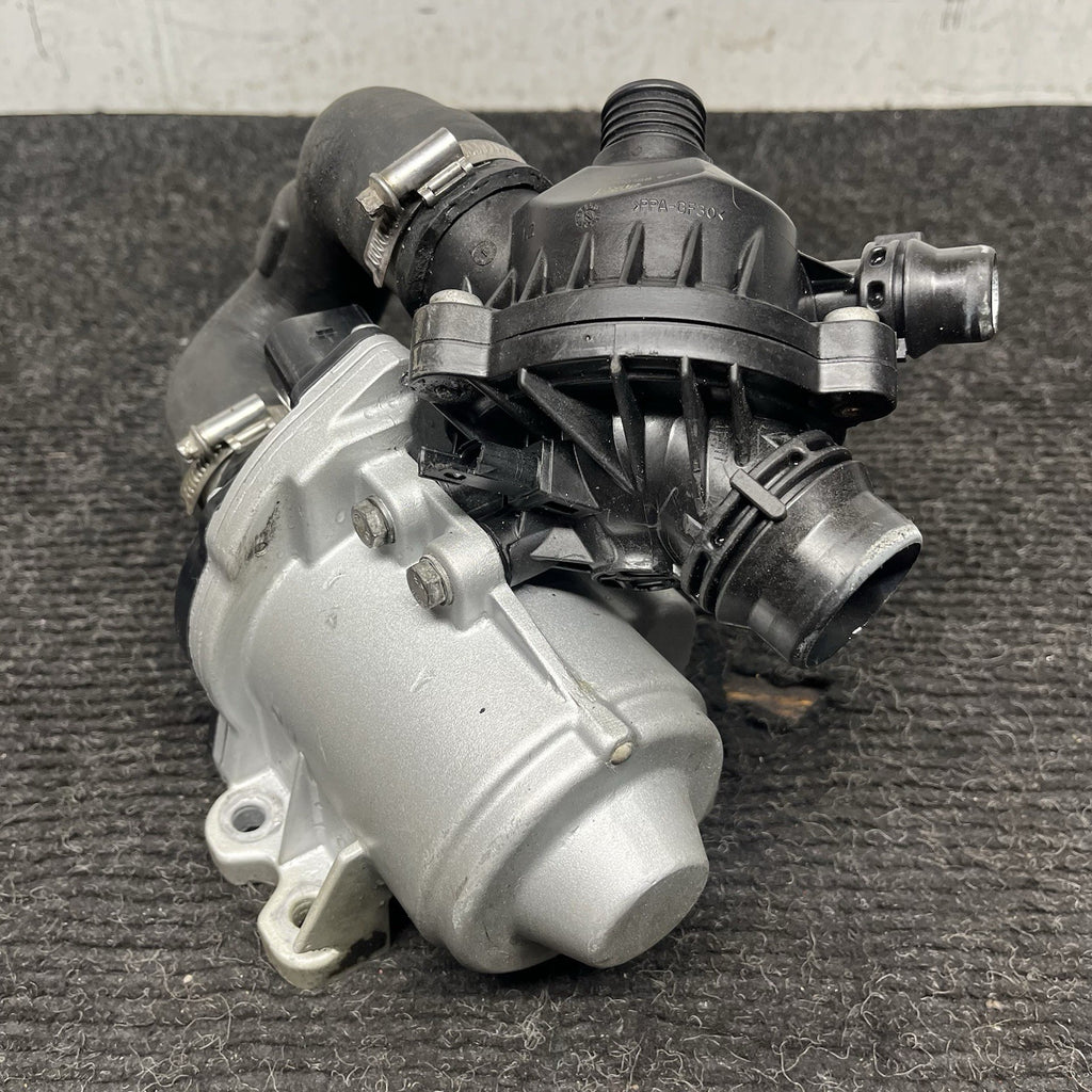 ☑️LOW MILES! BMW E82 E90 E92 F10 N54 N55 Electric Metal Water Pump W/ Thermostat