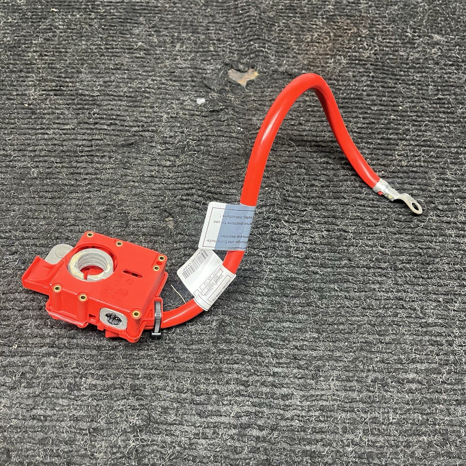 ☑️ OEM BMW E82 E88 E90 Positive Red Battery Pole Terminal Wiring Cable 6988974
