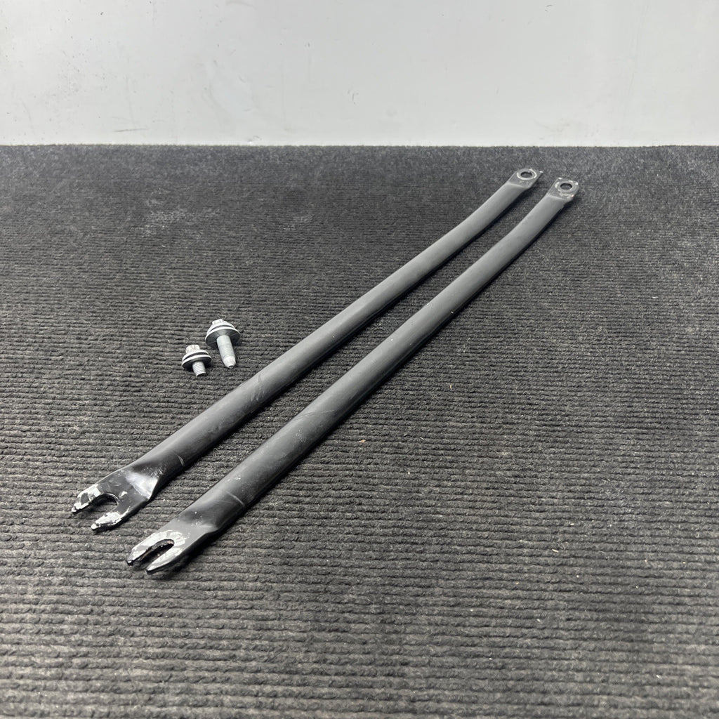 ☑️ BMW E90 E92 3 Series Hood Frame Support Strut Brace Pair Left & Right Set OEM
