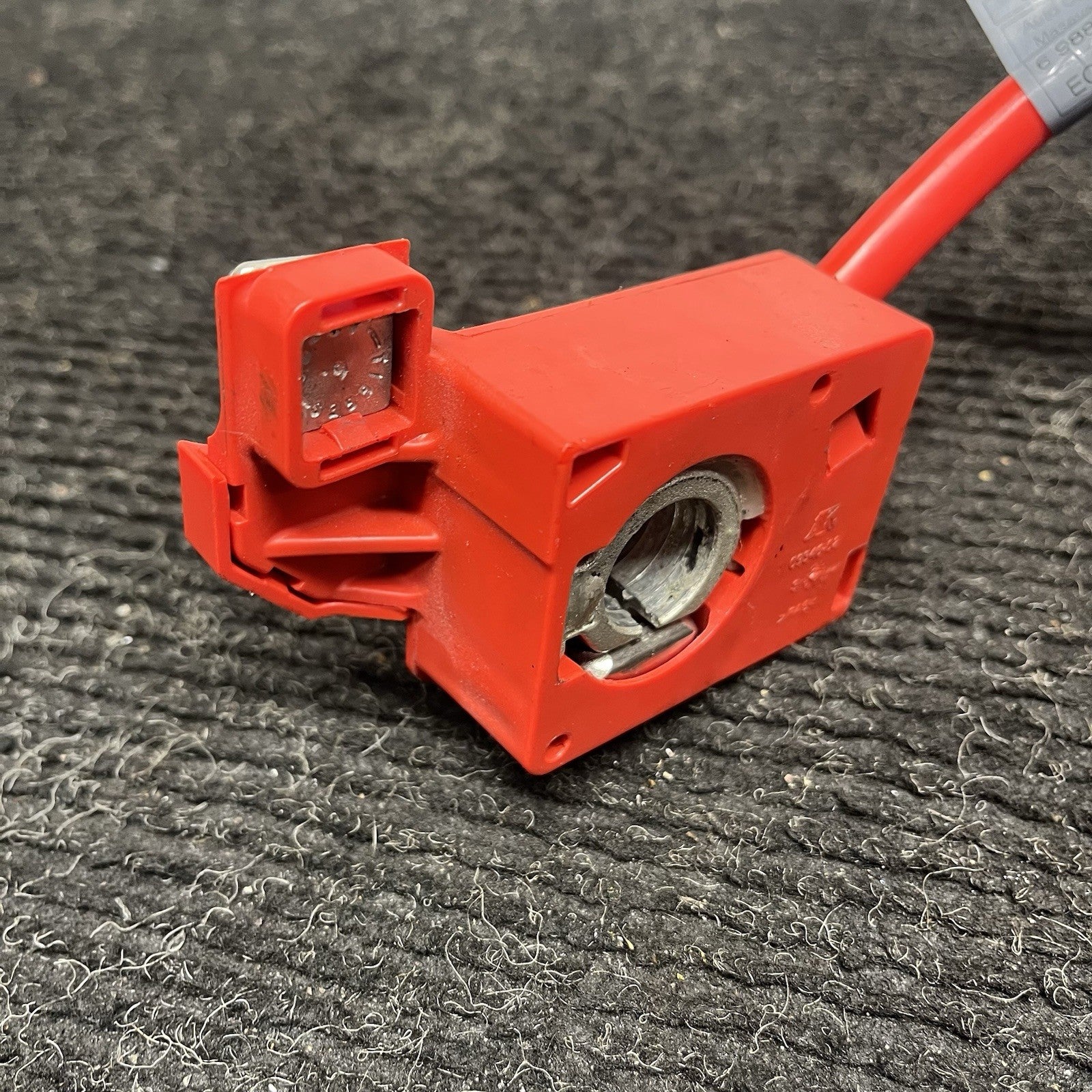 ☑️ 06-13 OEM BMW E82 E90 E92 E88 Battery Plus Pole Terminal Positive Red Cable