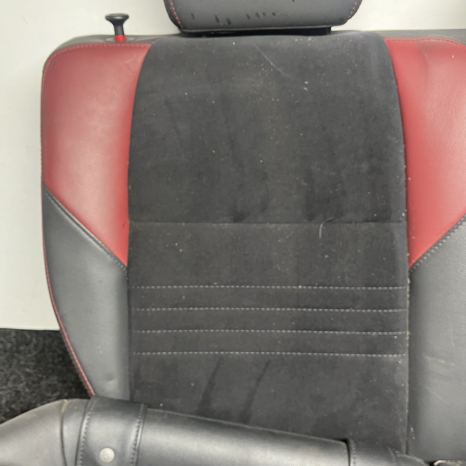 ☑️ 15-21 SUBARU WRX STI OEM REAR ALCANTARA SEAT COMPLETE UPPER LOWER ASSEMBLY