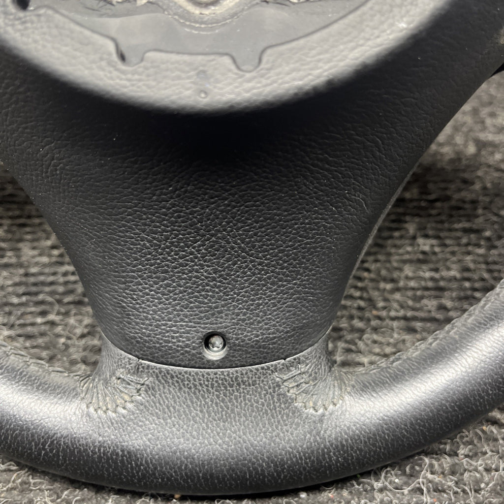 ☑️ OEM BMW E82 E88 E90 E92 E93 Sport Steering Wheel Black Leather AT w/ Shifters