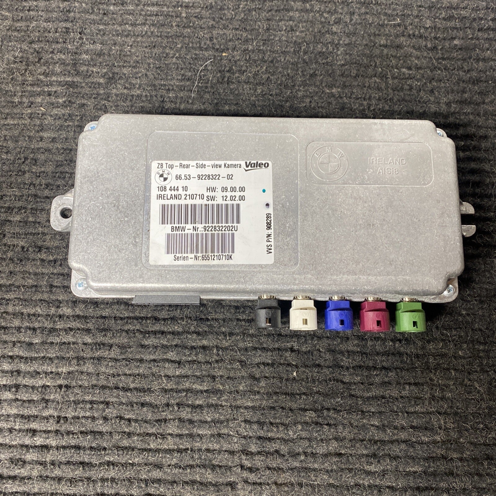 ☑️ 10-18 BMW F30 F10 F06 F13 TOP REAR SIDE VIEW CAMERA CONTROL MODULE ECU OEM