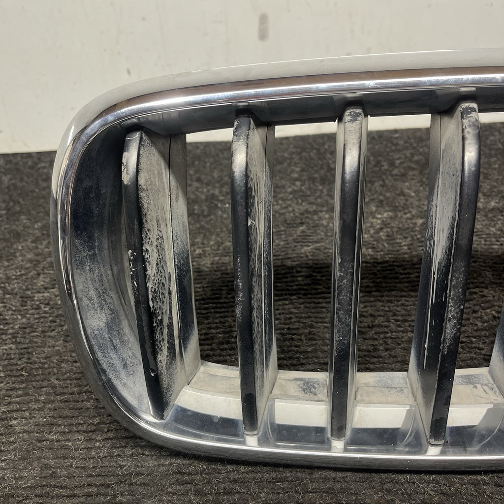 ☑️ 2014-18 BMW X5 F15 KIDNEY GRILLE RIGHT & LEFT 7316076 7316075 OEM