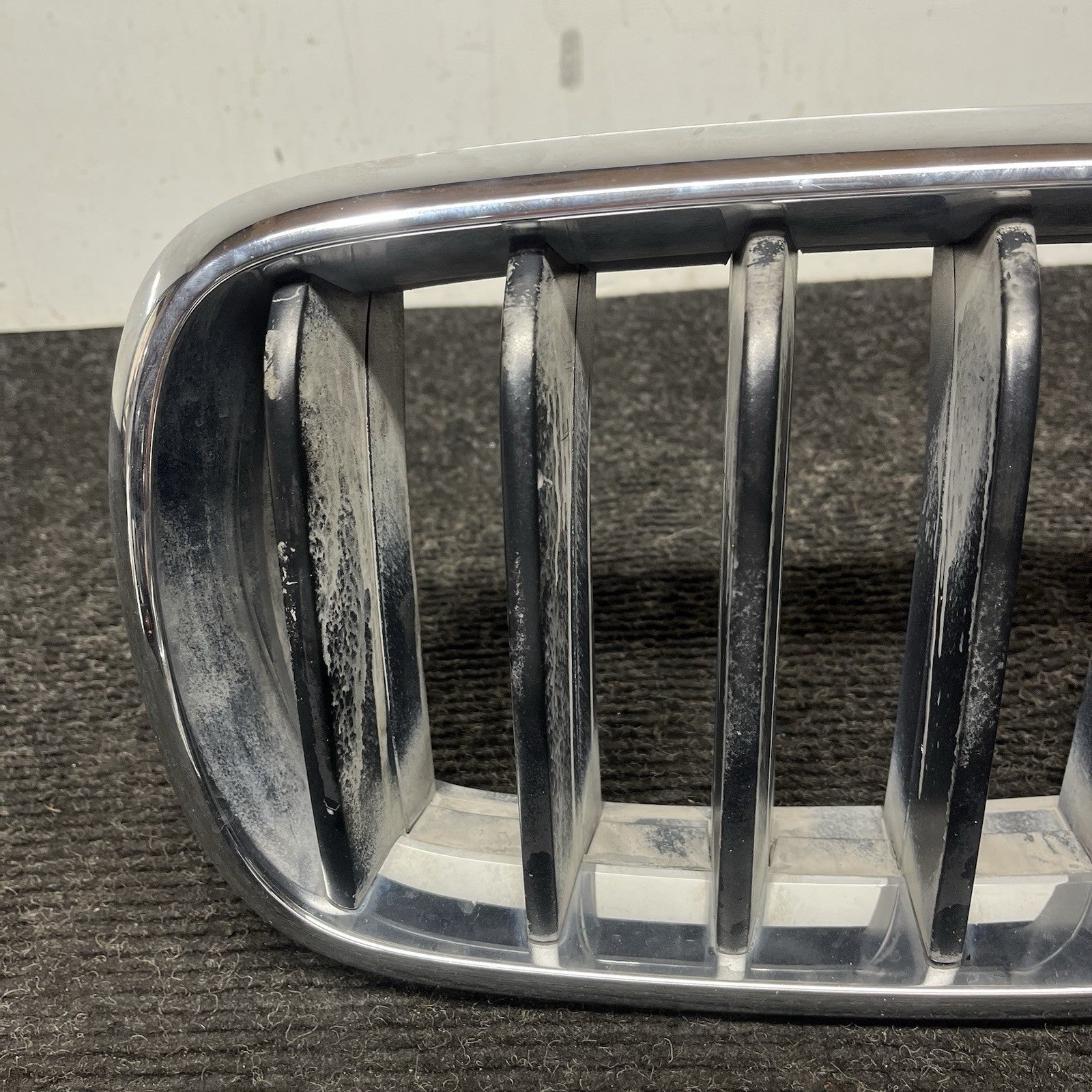 ☑️ 2014-18 BMW X5 F15 KIDNEY GRILLE RIGHT & LEFT 7316076 7316075 OEM