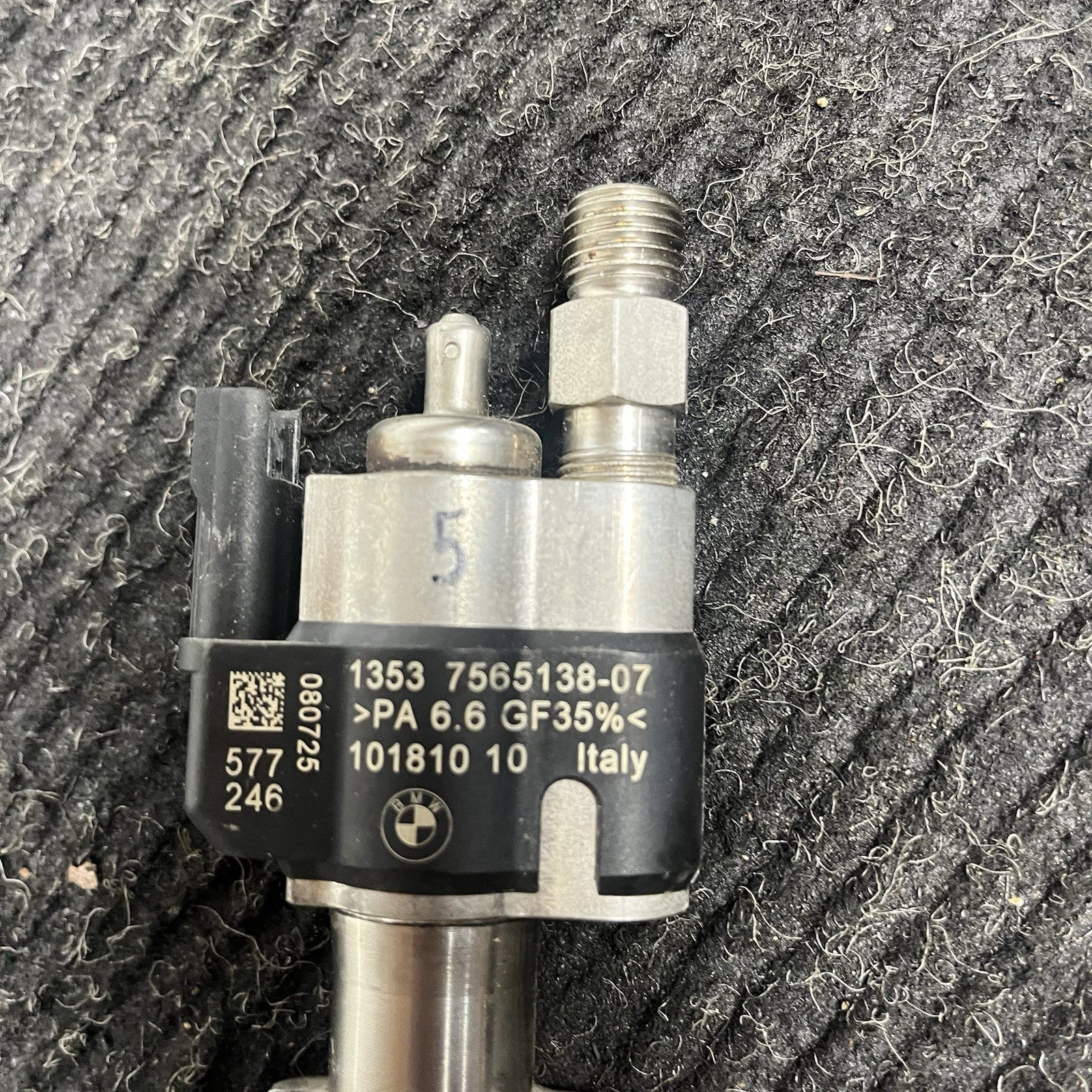 ☑️ 07-10 BMW E90 E92 E93 335i N54 Fuel Injector Unit Index-07 OEM