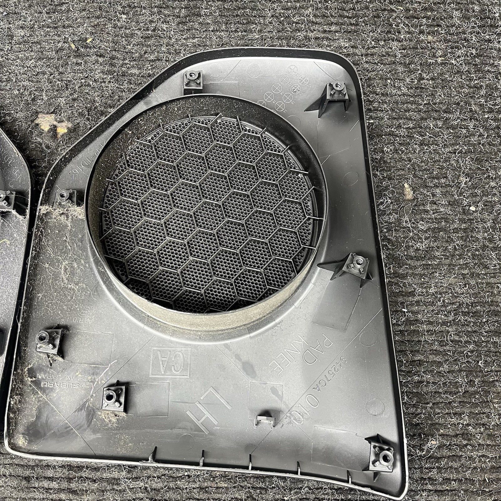 ☑️ 2013-2019 SUBARU BRZ/FRS/86LEFT RIGHT DOOR PANEL SPEAKER COVER PAIR OEM