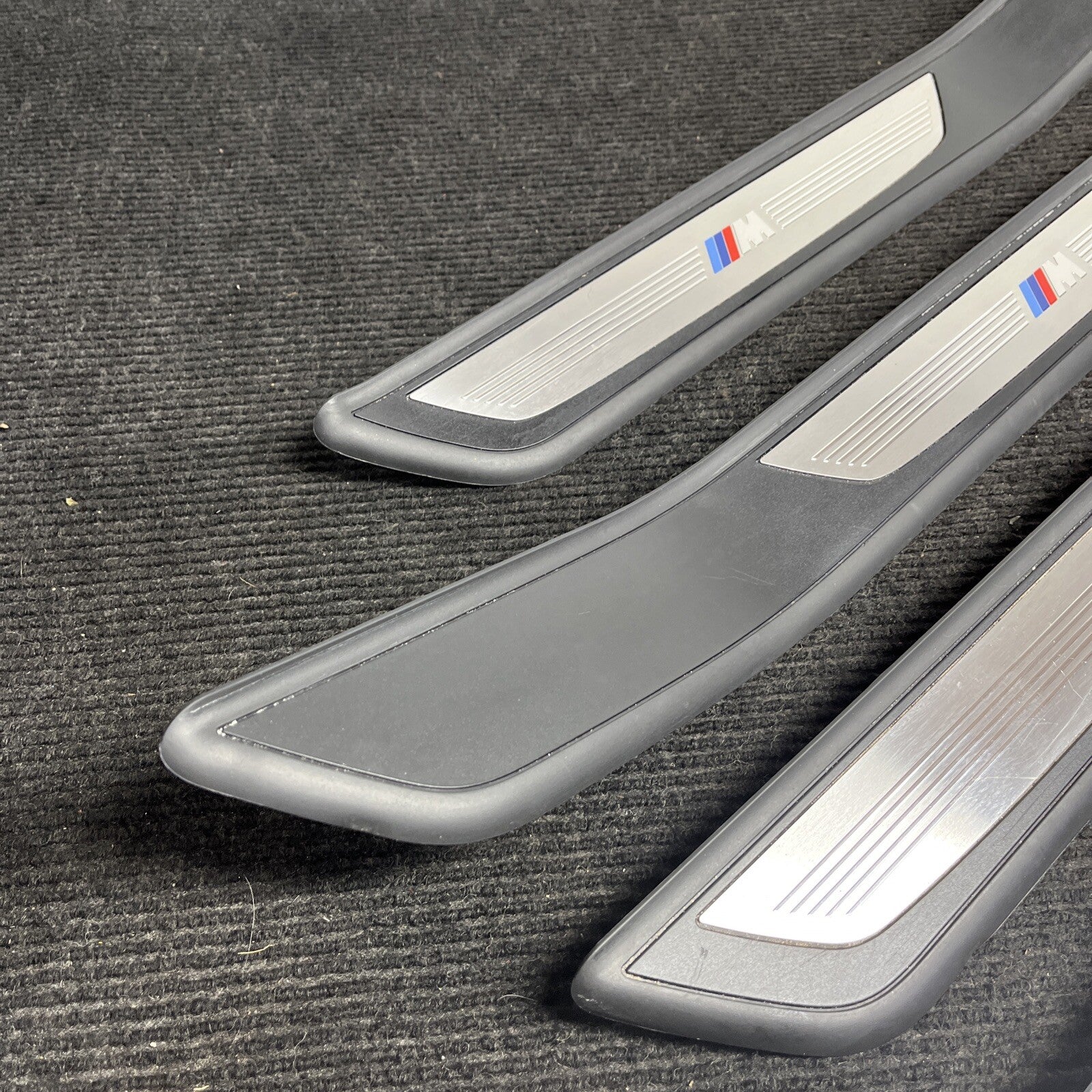 ☑️ 2010 BMW 750i SET OF 4 M SPORT DOOR SCUFF SILL PLATES TRIM COVER OEM