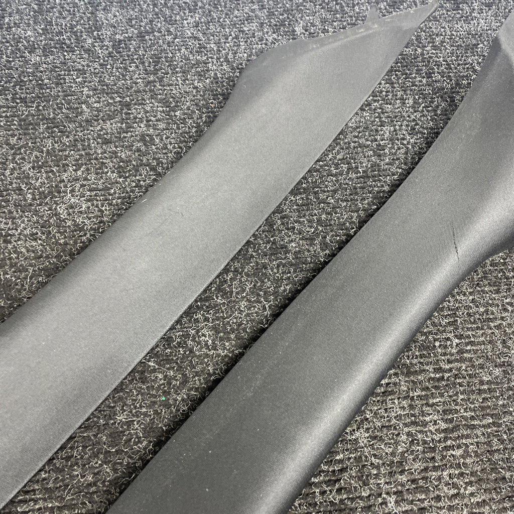 ☑️ BMW OEM X5 E70 07-13 FRONT LEFT & RIGHT SIDE SET A PILLAR TRIM COVER BLACK