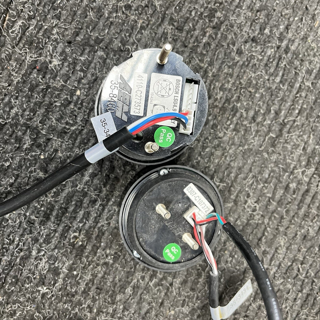 ☑️ AEM (2 Gauges Combo) - UEGO WideBand Air Fuel Ratio + Oil Pressure