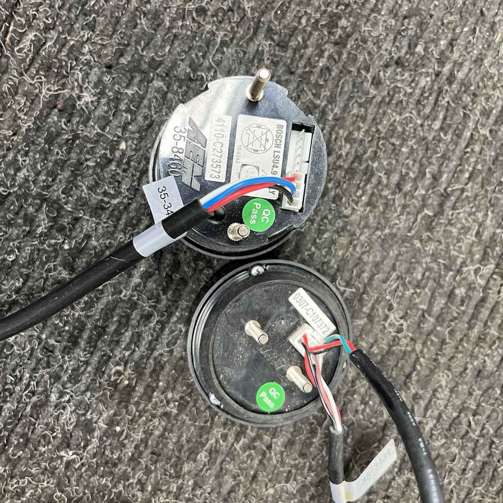 ☑️ AEM (2 Gauges Combo) - UEGO WideBand Air Fuel Ratio + Oil Pressure
