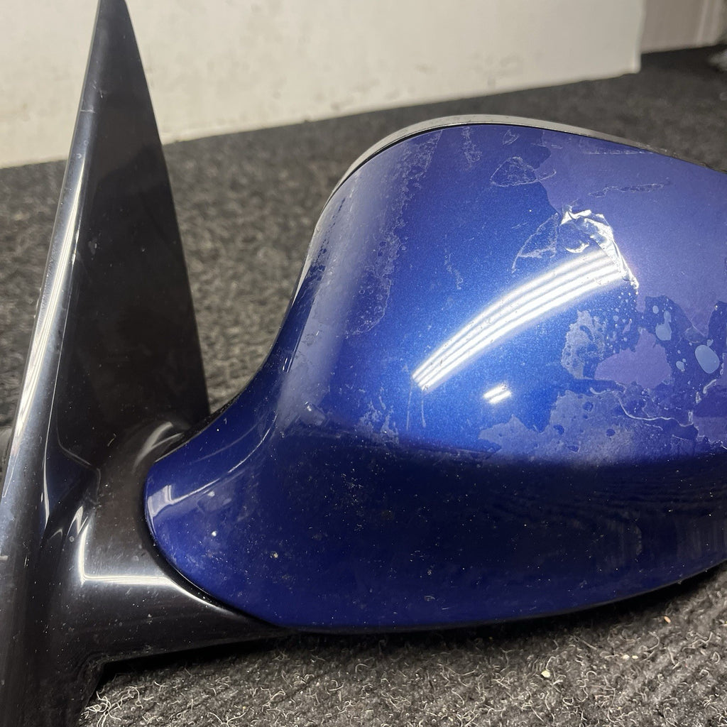 ☑️ 2009-11 BMW 328i 335i E90 LCI LEFT DRIVER SIDE MIRROR BLUE