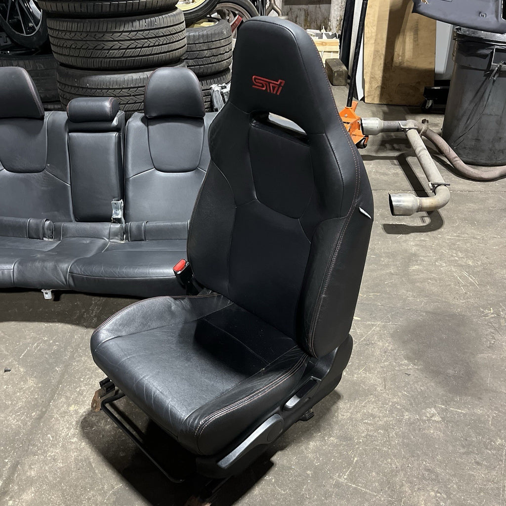☑️ 2008-2014 Subaru Impreza WRX STI Seat Set Assembly Seats Front & Rear OEM
