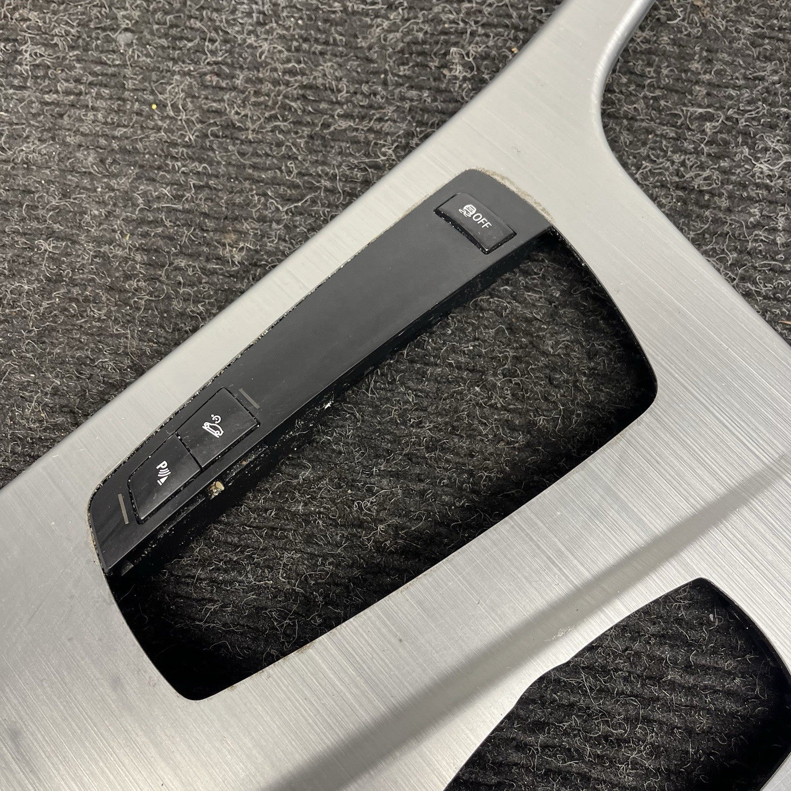☑️ 2011-2018 BMW X3 X4 F25 F26 FRONT CENTER CONSOLE SHIFTER TRIM PANEL ALUMINUM