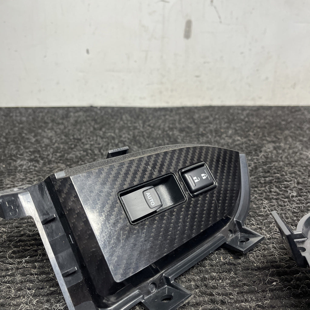 ☑️ 2013-2020 Subaru BRZ 86 FR-S Front Left & Right Carbon Window Master Switches