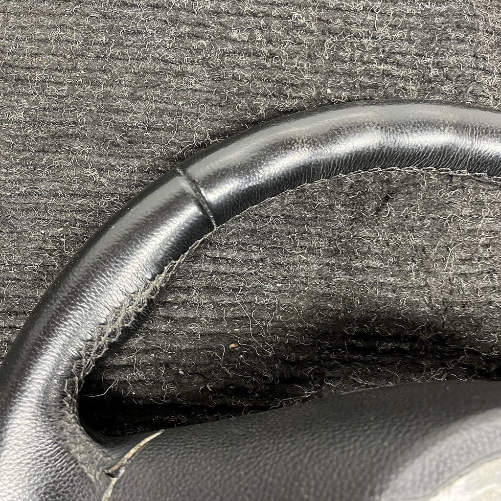 ☑️ 06-10 OEM BMW E92 E93 335 Sport Steering Wheel Black LEATHER w/ Manual